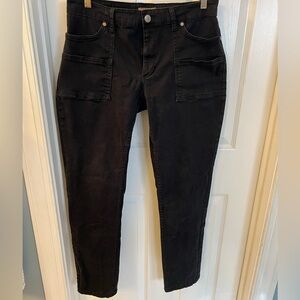 Bit & Bridle Black Cotton Stretch Jeans Sz 14
